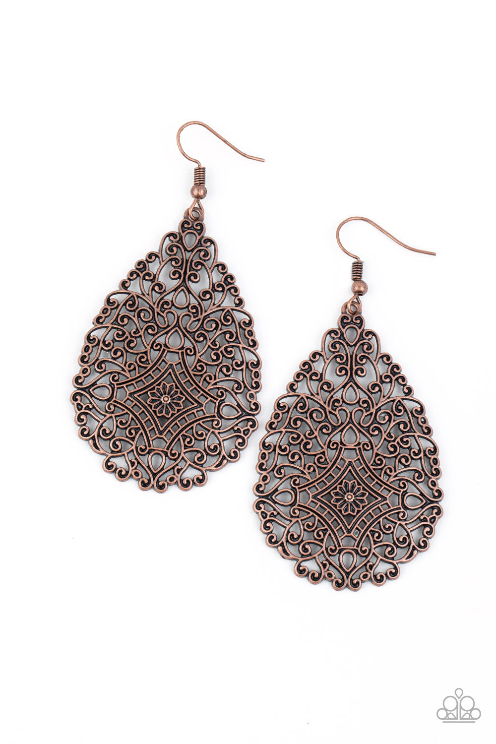 Paparazzi Napa Valley Vintage - Copper Earrings