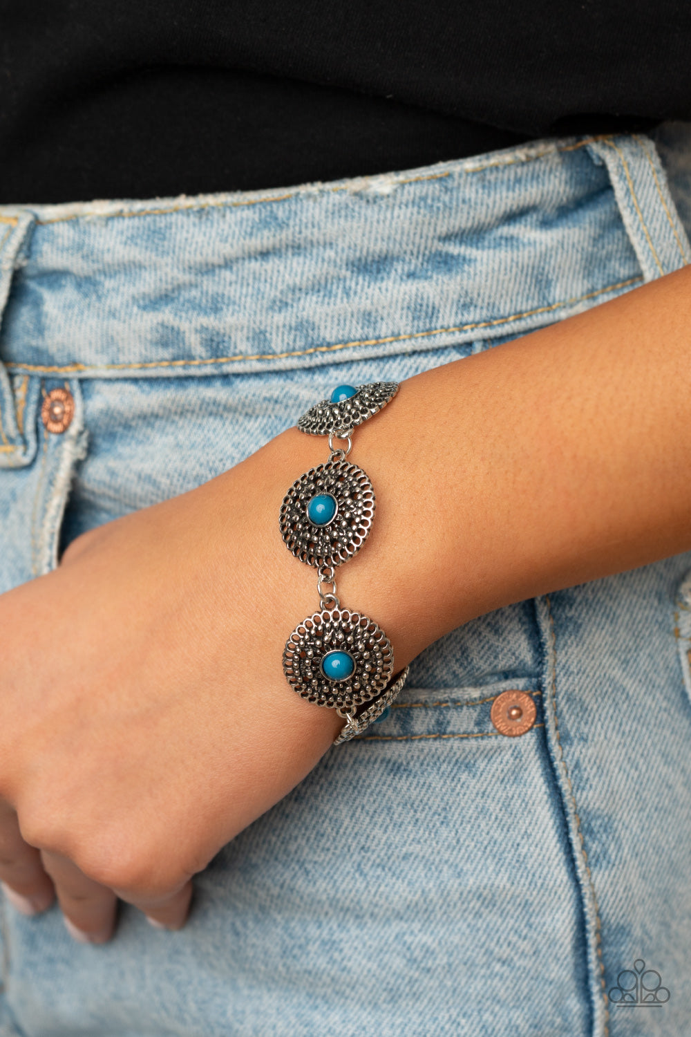 Mojave Mandalas - Blue Paparazzi Bracelet