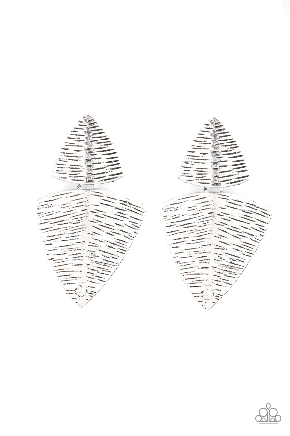 PRIMAL Factors - Silver Paparazzi Earrings