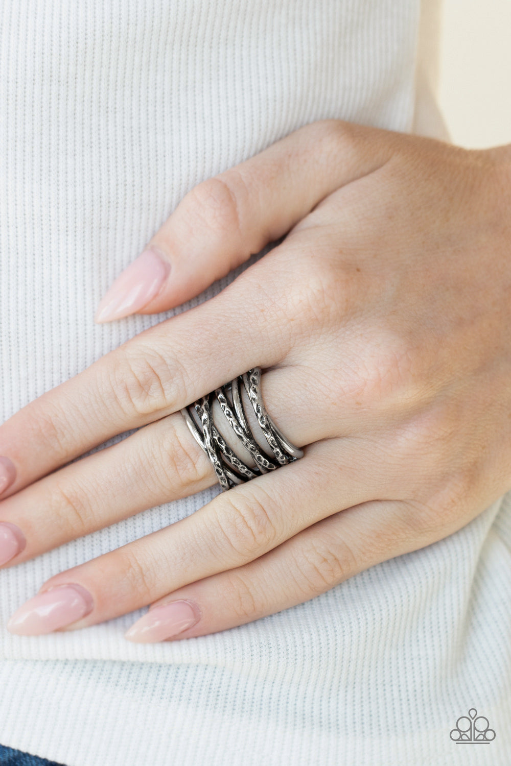 Paparazzi Ring - Switching Gears - Silver