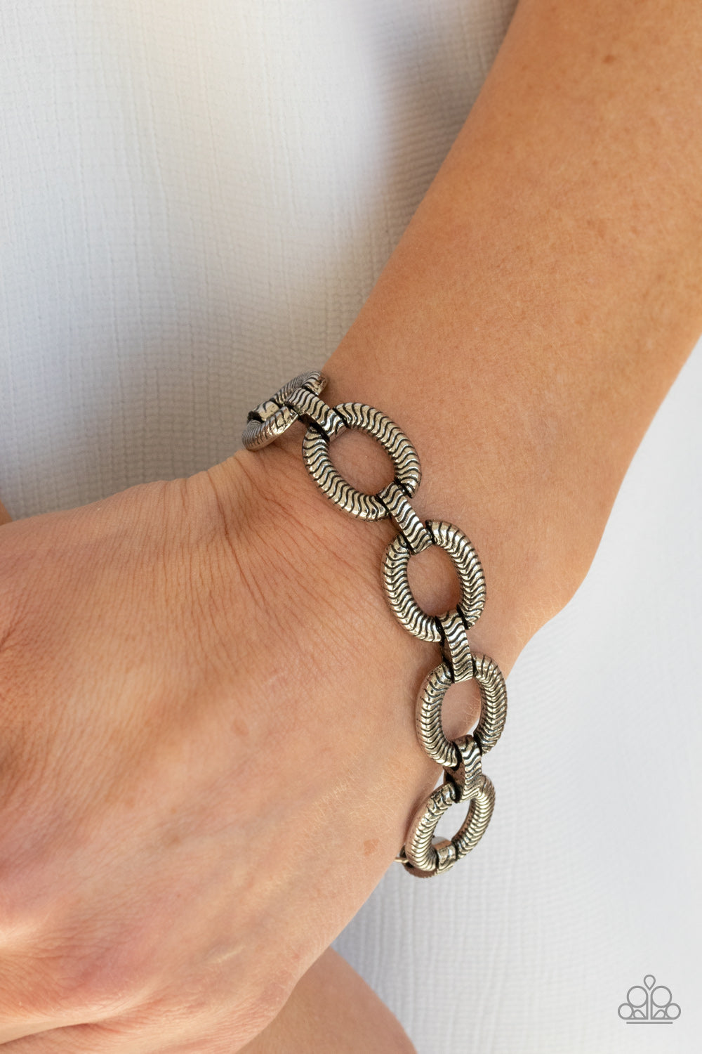 Industrial Amazon - Silver Bracelet - Paparazzi