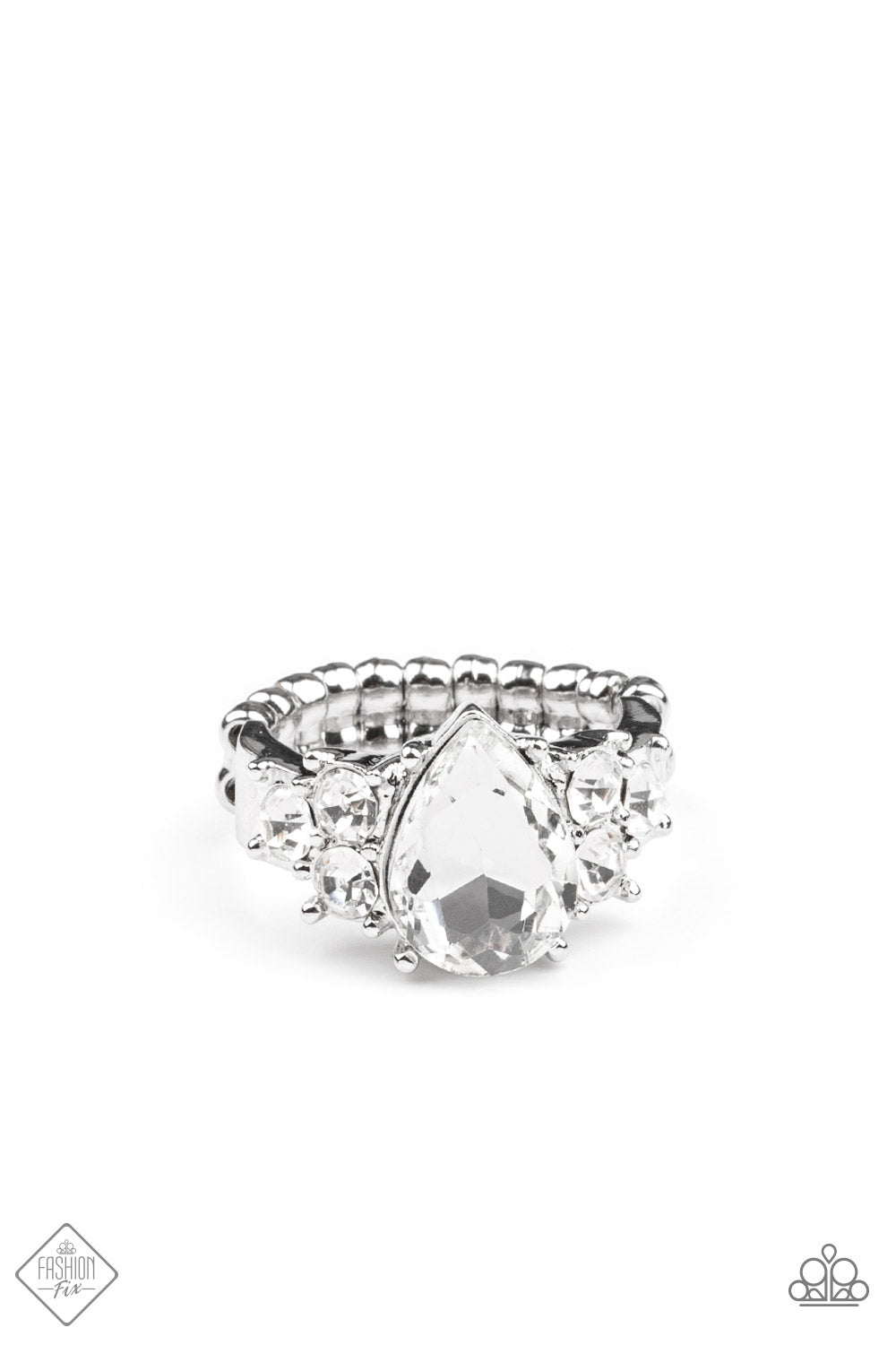 Happily Ever Eloquent Silver Ring -Paparazzi