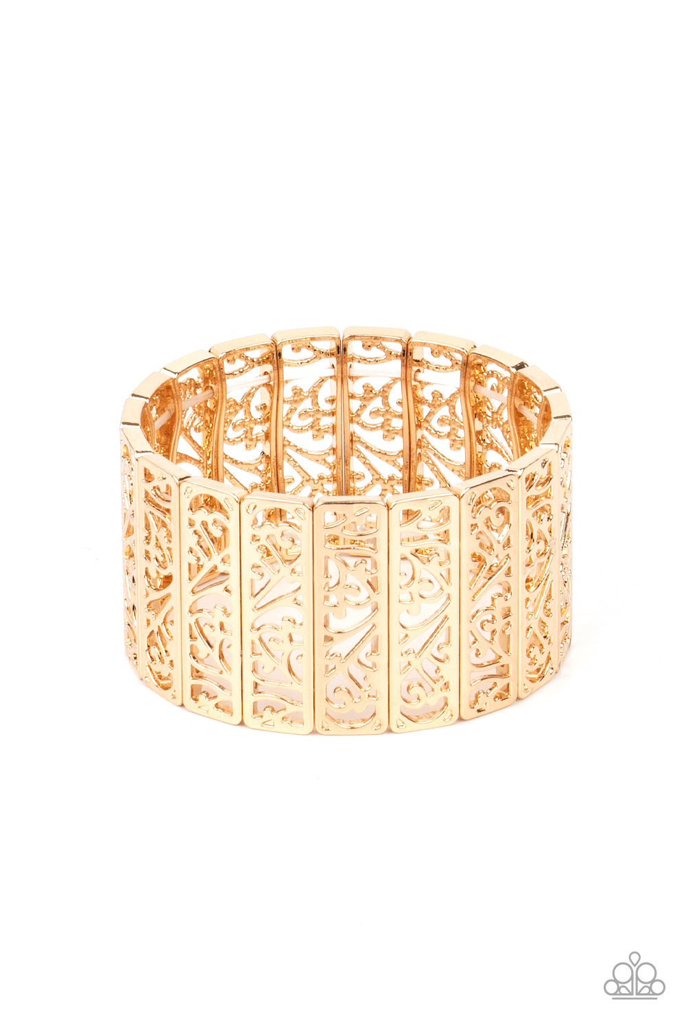 Paparazzi Ornate Orchards - Gold Bracelet