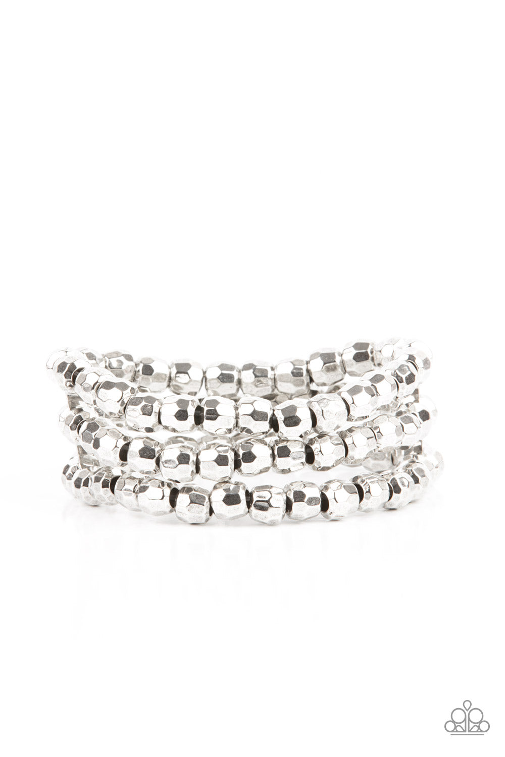 Magnetically Maven - Silver Bracelet - Paparazzi