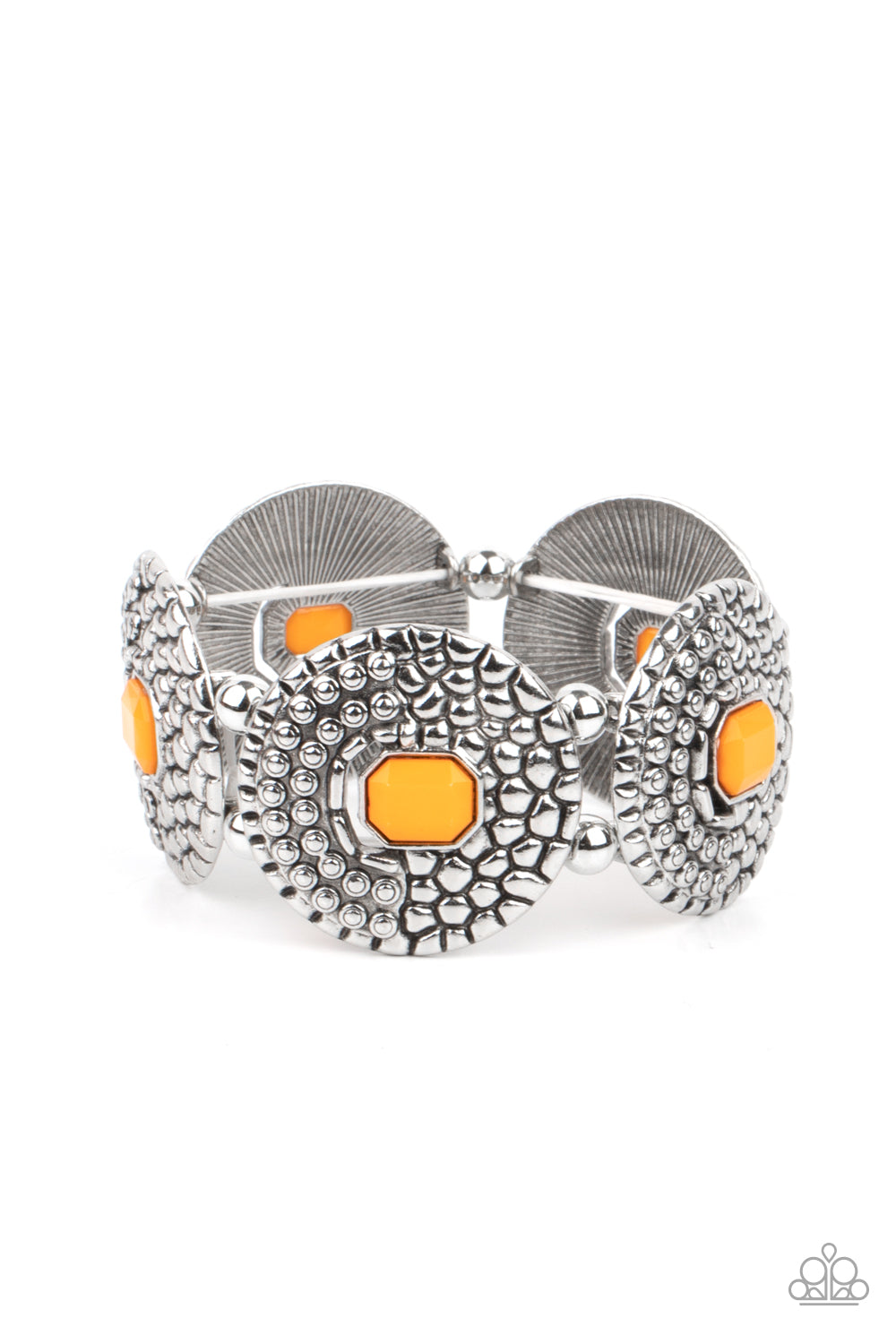 Prismatic Prowl - Orange Bracelet - Paparazzi