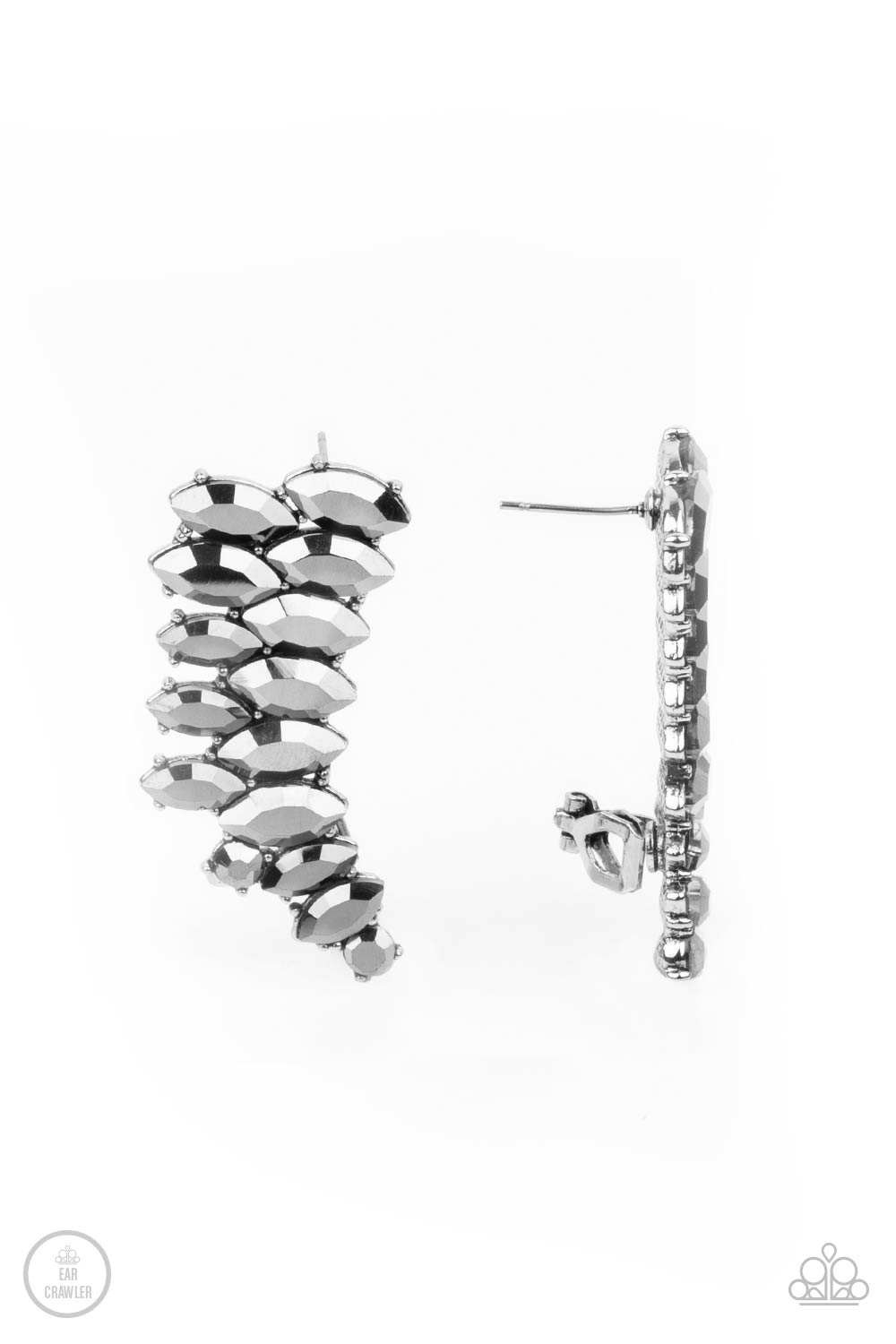 Explosive Elegance - Silver Paparazzi Earrings