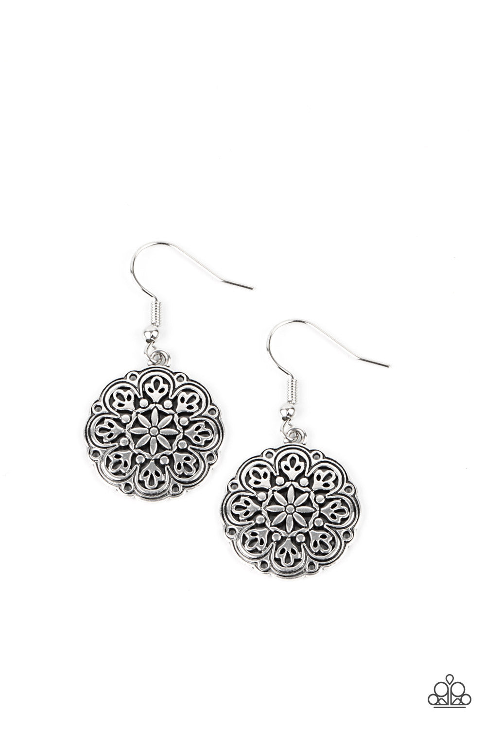 Paparazzi- Gallery Garden - Silver Earrings