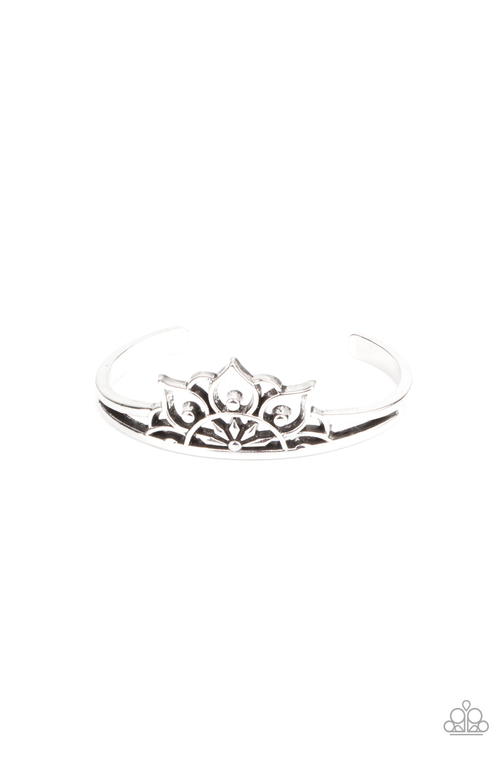 Mandala Mindfulness - Silver Bracelet - Paparazzi