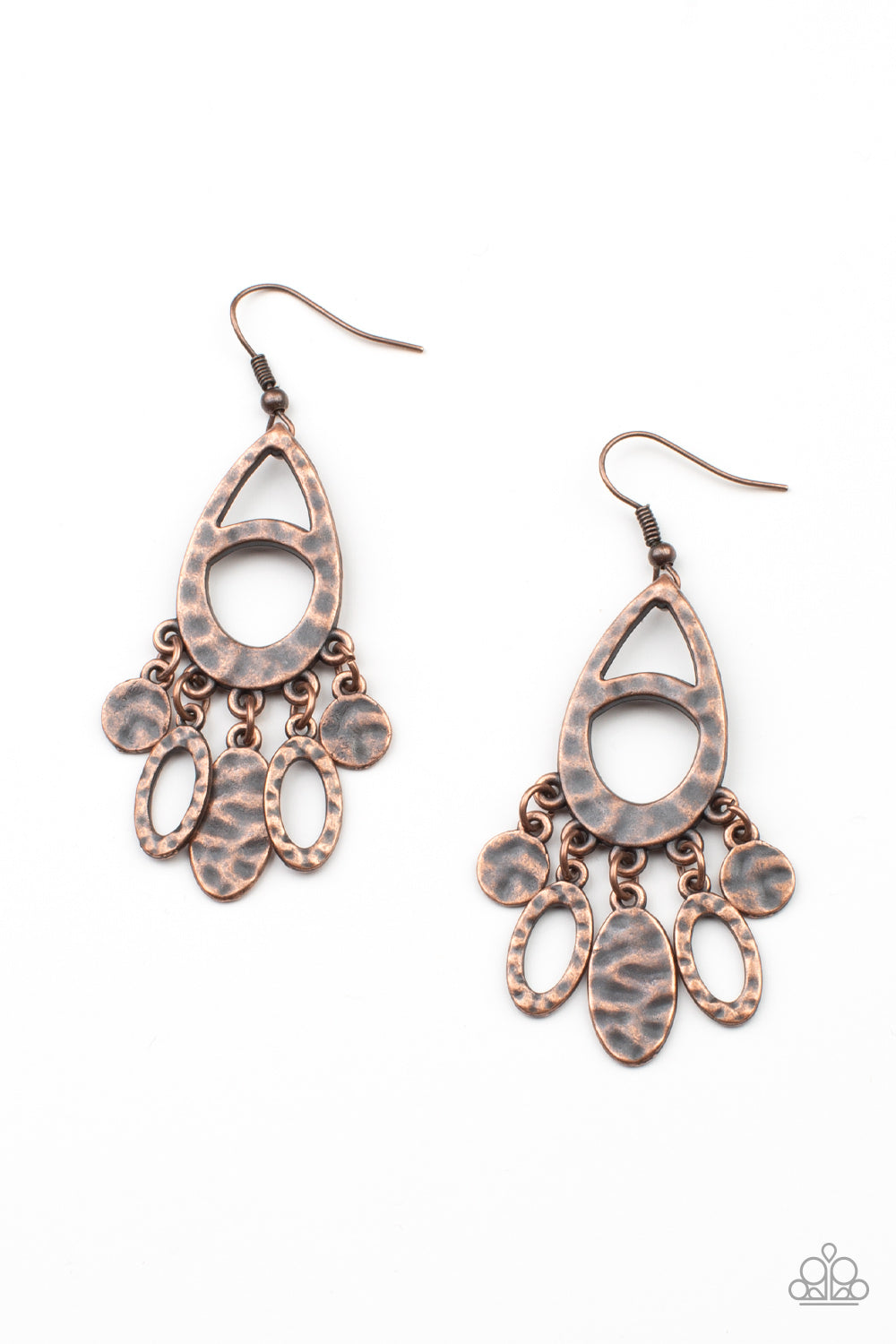 PLAINS Jane - Copper Paparazzi Earrings