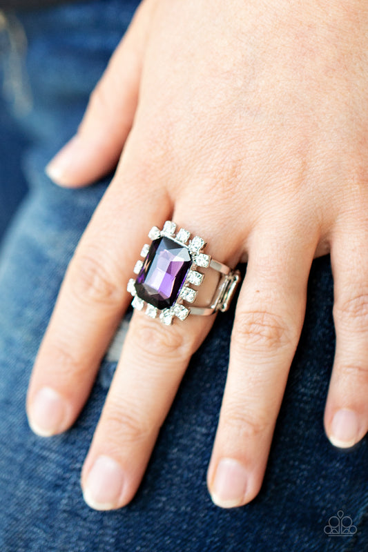 Paparazzi Ring - Galactic Glamour - Purple