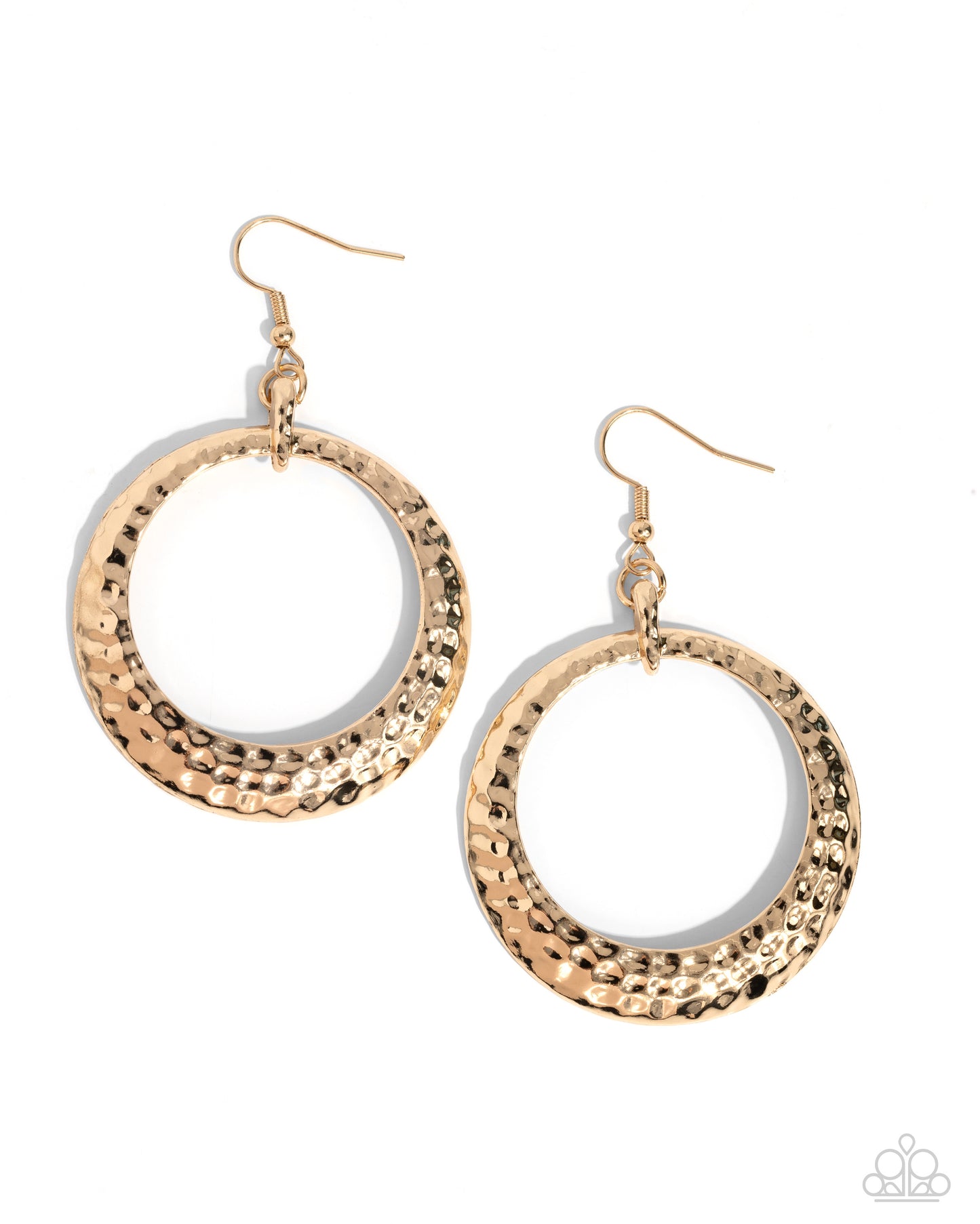 Gallery Gear - Gold - Paparazzi Earrings