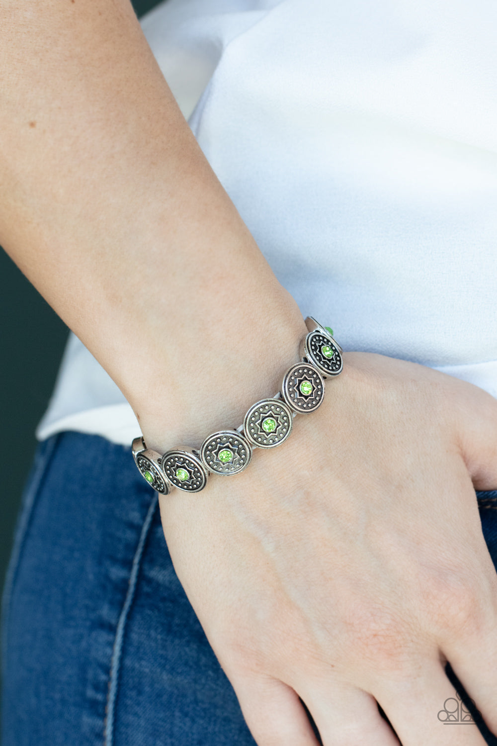 Colorfully Celestial - Green Bracelet Paparazzi