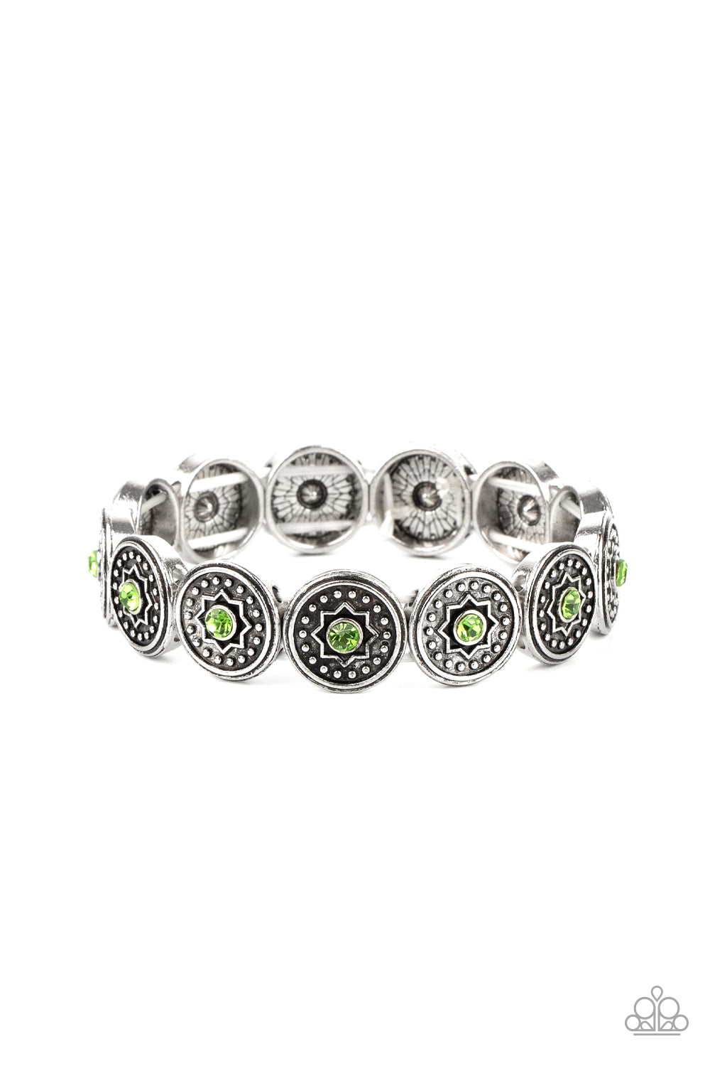 Colorfully Celestial - Green Bracelet Paparazzi