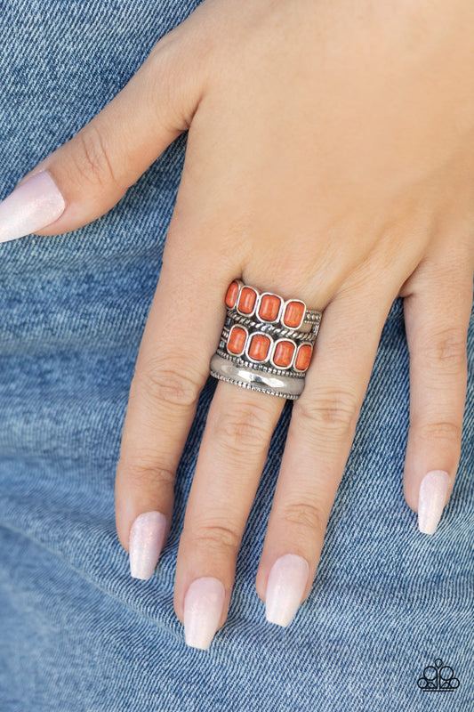 Paparazzi Ring - Mojave Monument - Orange