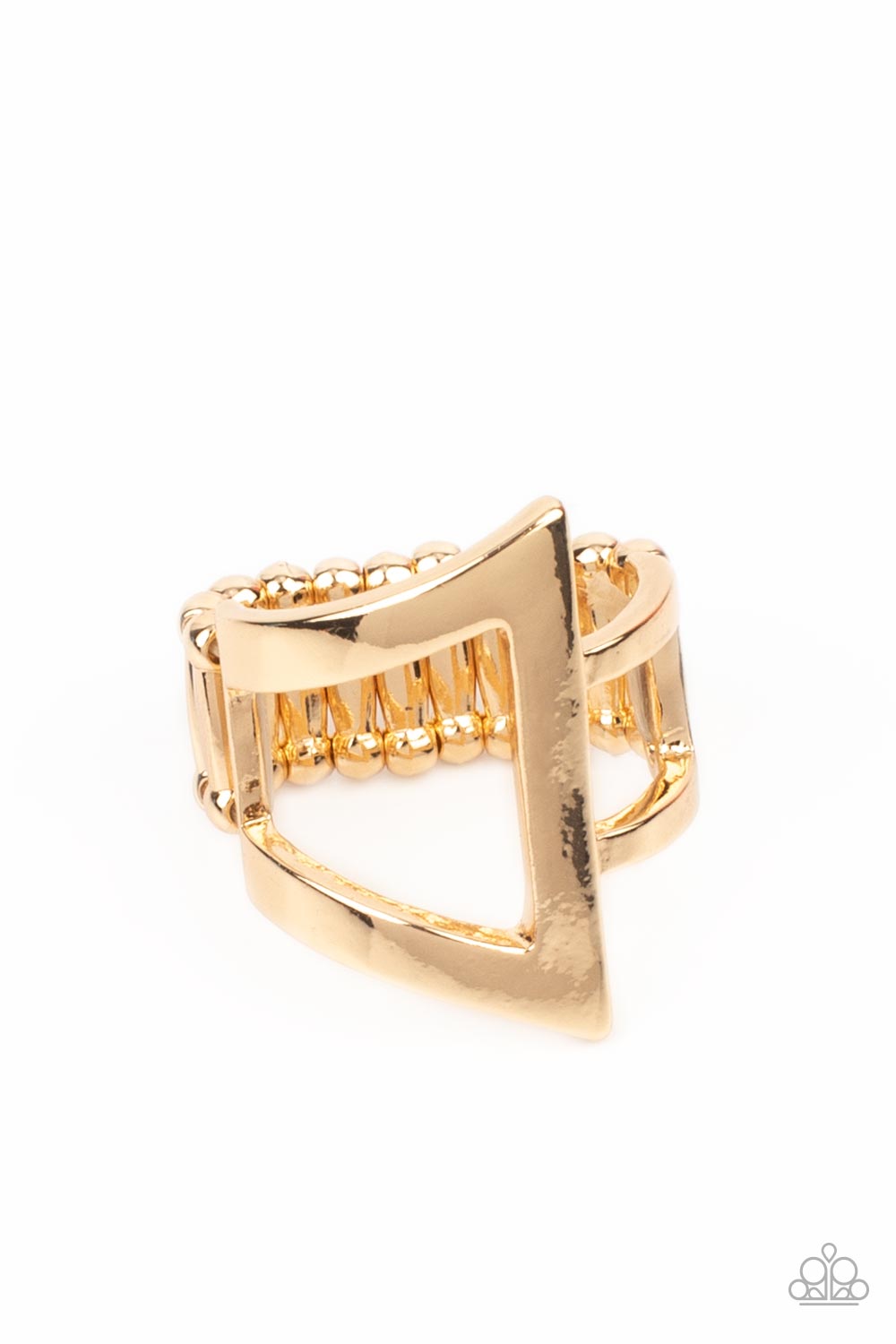 Rebel Edge - Gold Ring -Paparazzi