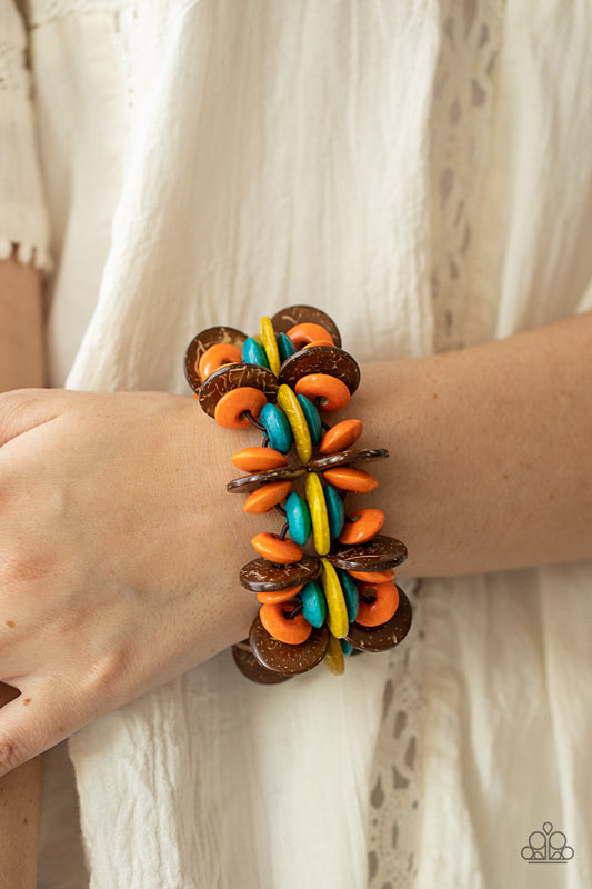 Caribbean Canopy Multi Paparazzi Bracelet