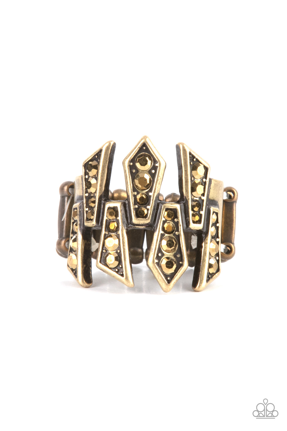 Paparazzi Juxtaposed Jewels - Brass