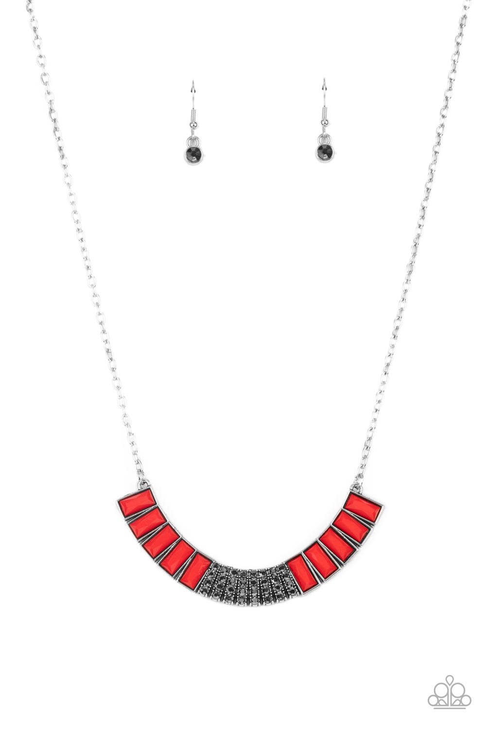 Paparazzi Coup de MANE - Red Necklace