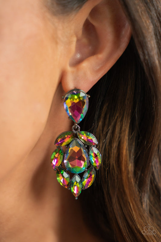 Paparazzi Galactic Go-Getter - Multi Paparazzi Earrings