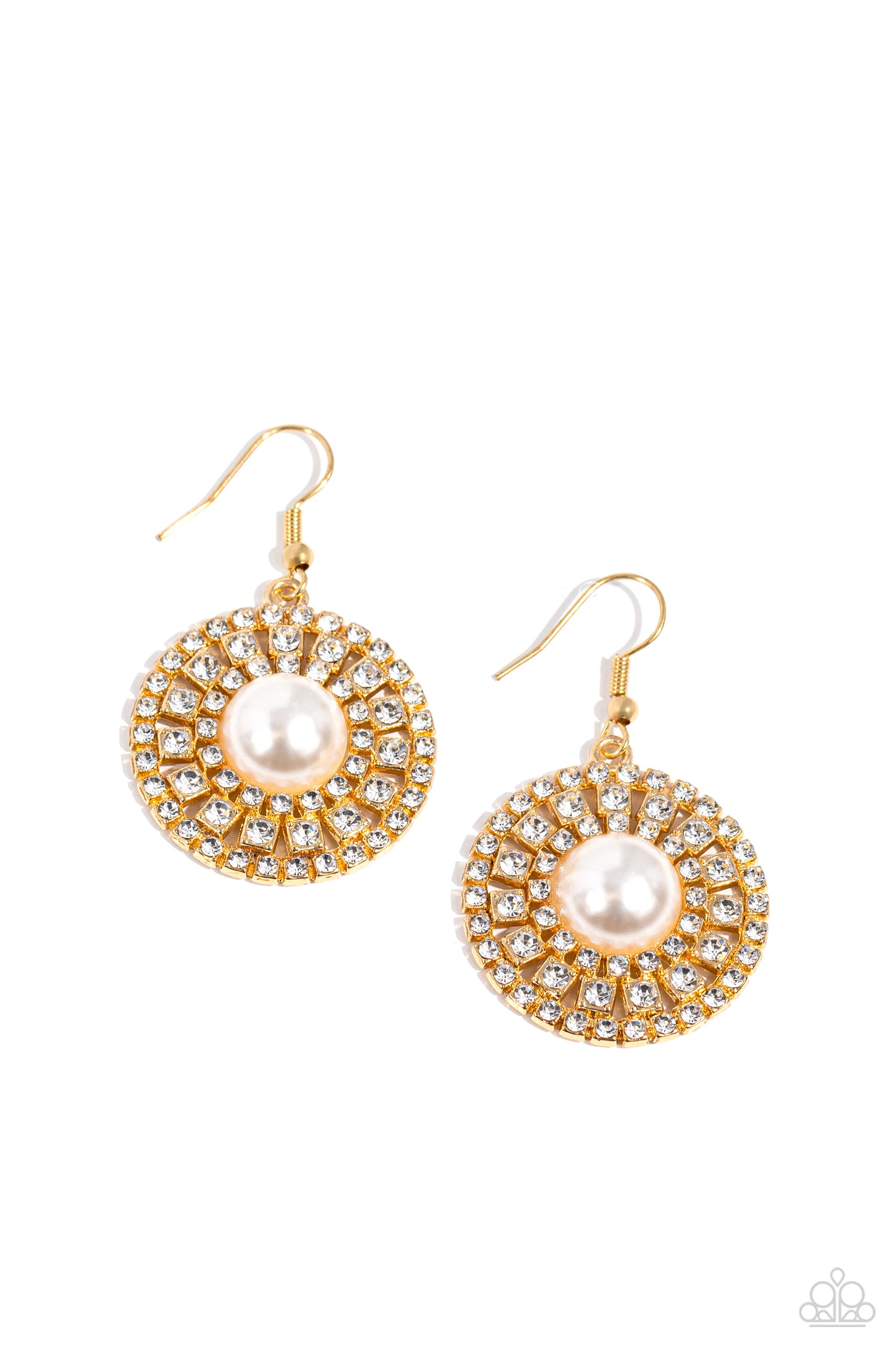 Paparazzi - Century Classic - Gold Earring