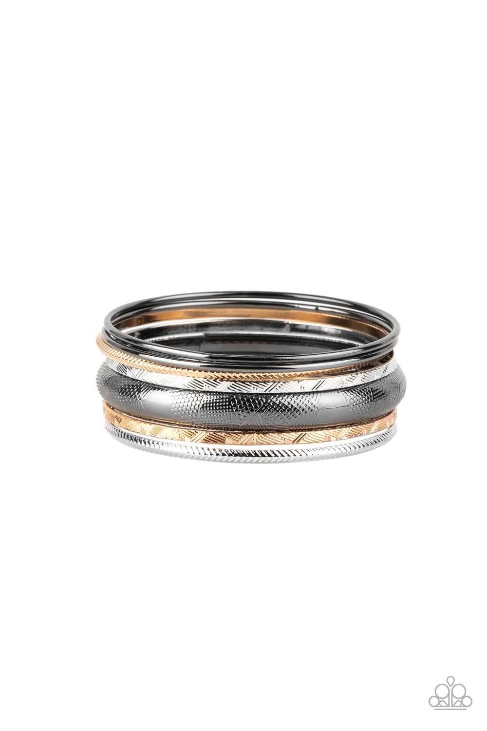 Paparazzi - Stackable Stunner - Multi Bangles