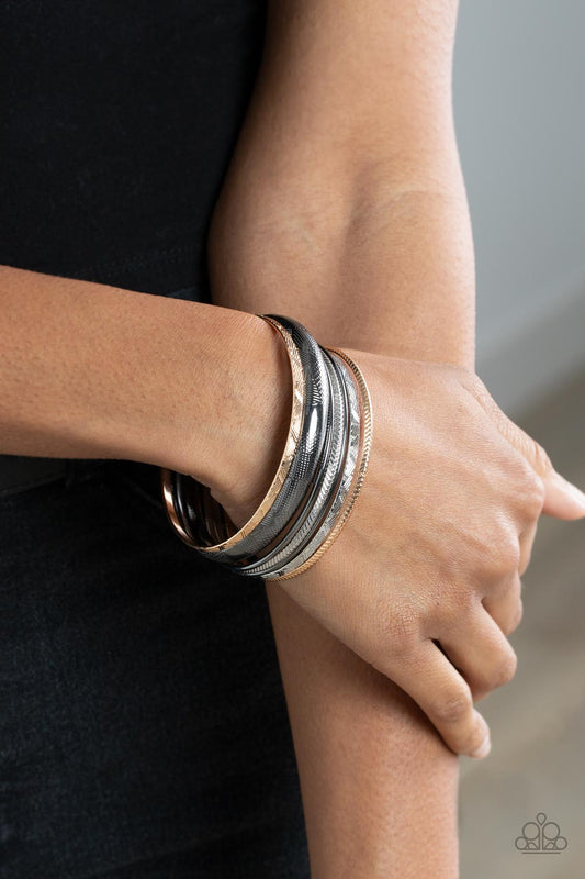 Paparazzi - Stackable Stunner - Multi Bangles