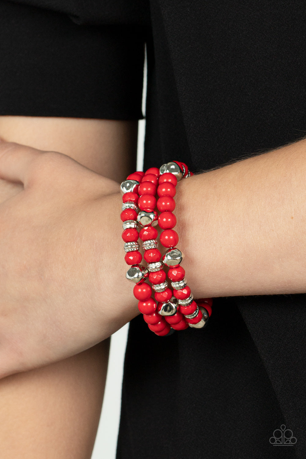 Paparazzi Bracelets Vibrant Verve - Red