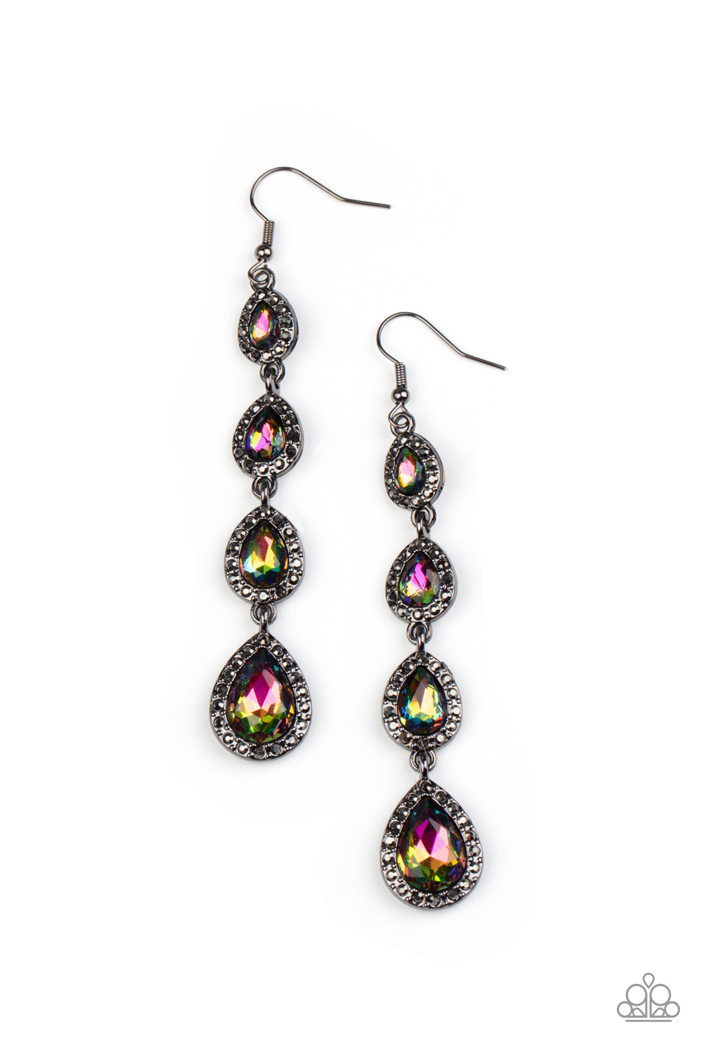 Paparazzi - Confidently Classy - Multi Earrings