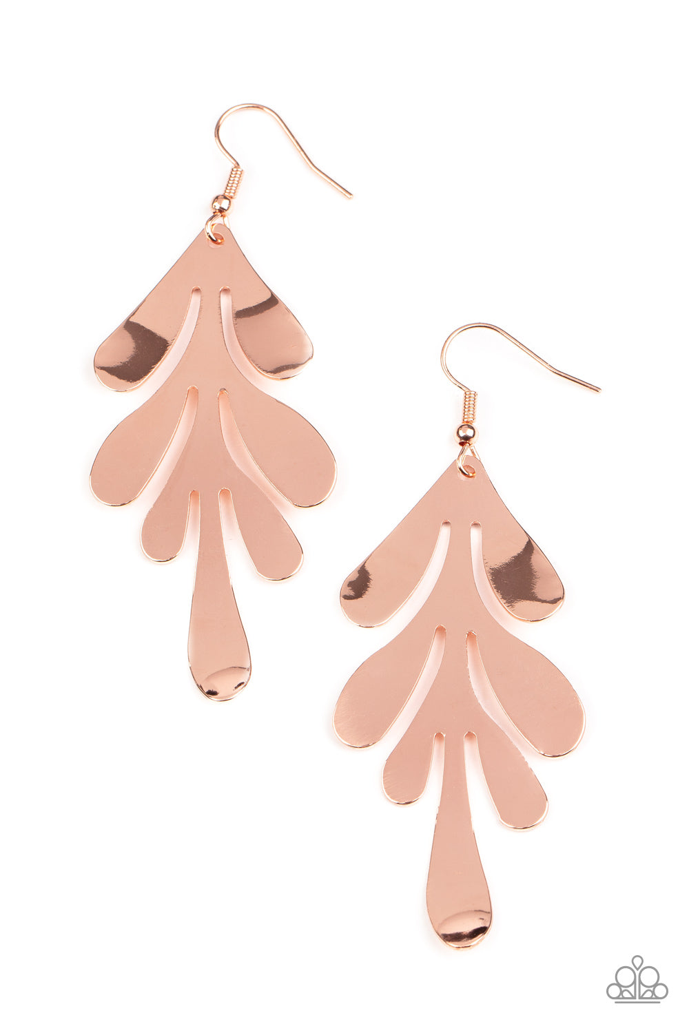 FROND Farewell - Copper Paparazzi Earrings