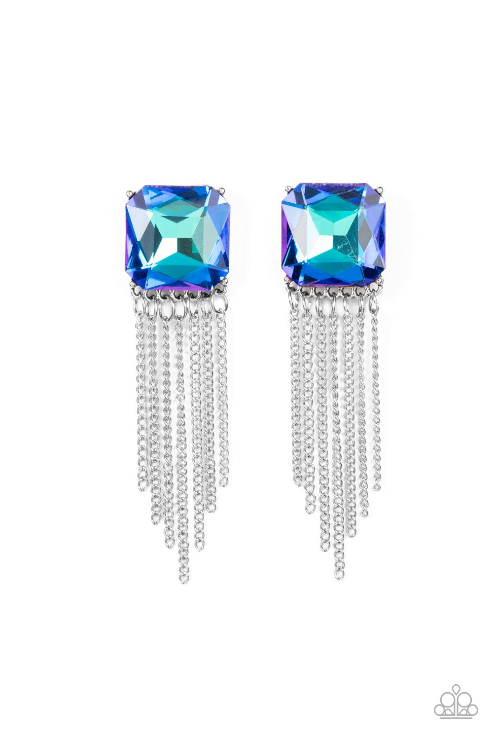 Supernova Novelty - Blue Paparazzi Earrings