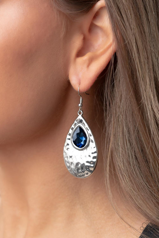 Paparazzi - Tranquil Trove - Blue Earrings