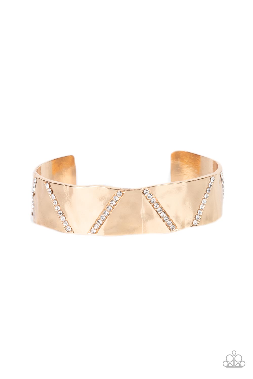 Paparazzi Couture Crusher - Gold Bracelet