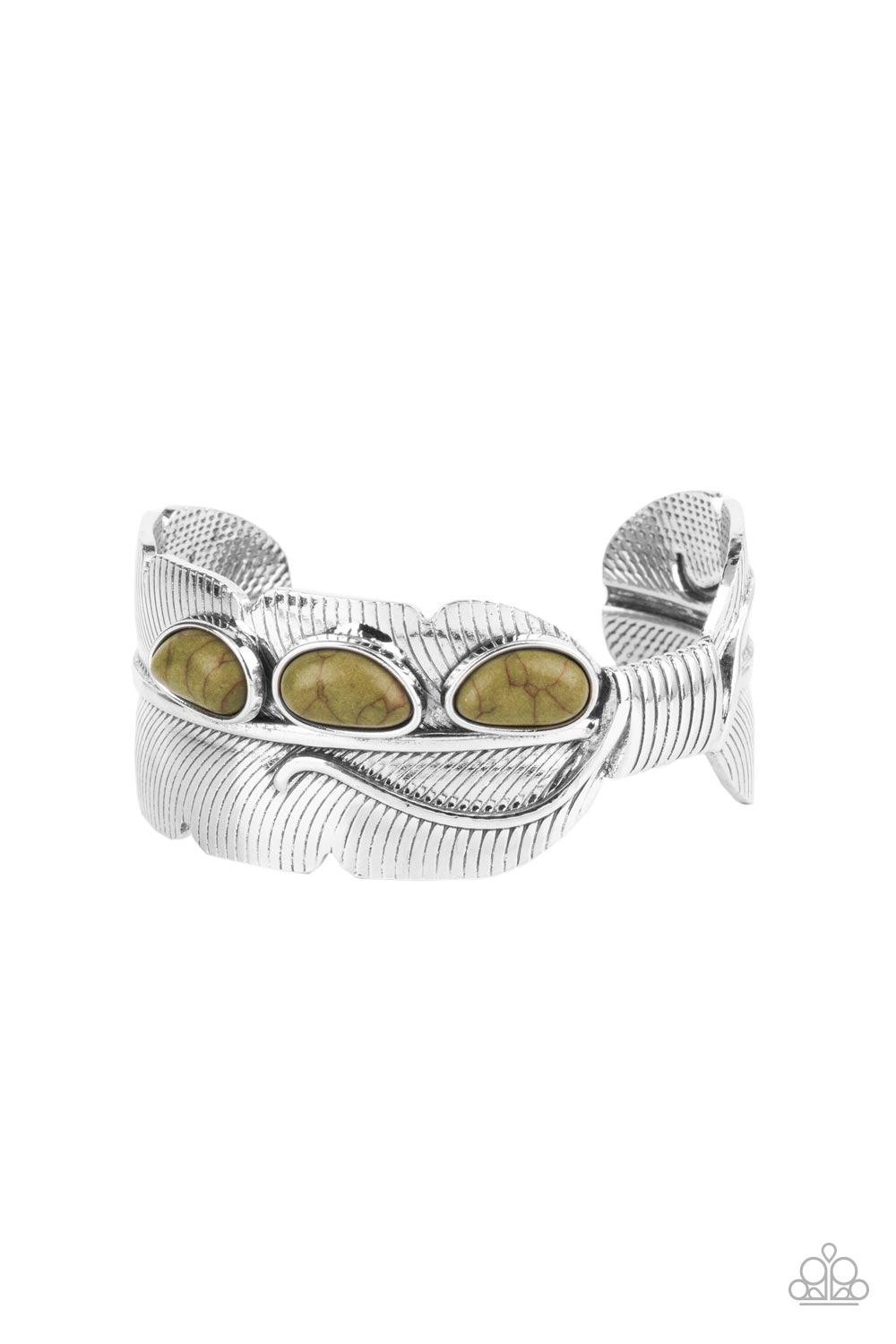 River Bend Relic - Green Paparazzi Cuff Bracelet