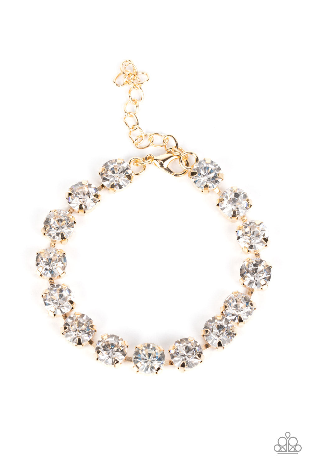 Paparazzi A-Lister Afterglow - Gold Bracelet