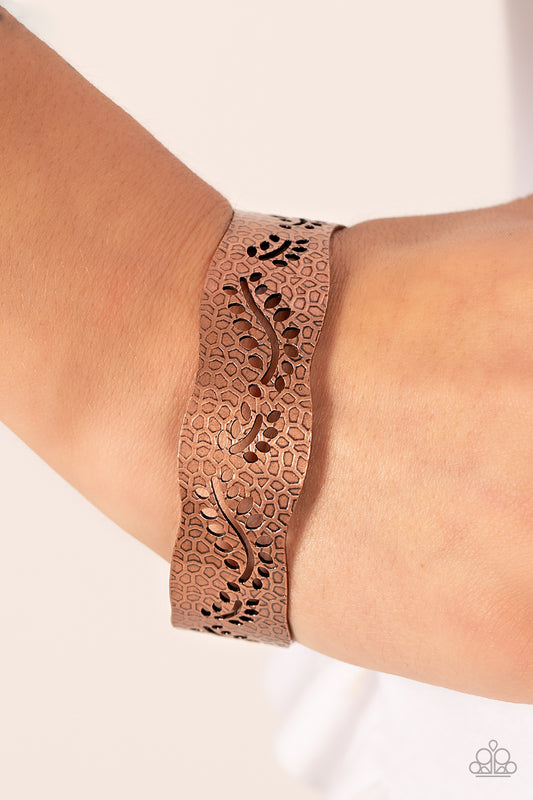 Paparazzi Savanna Oasis - Copper Cuff Bracelet