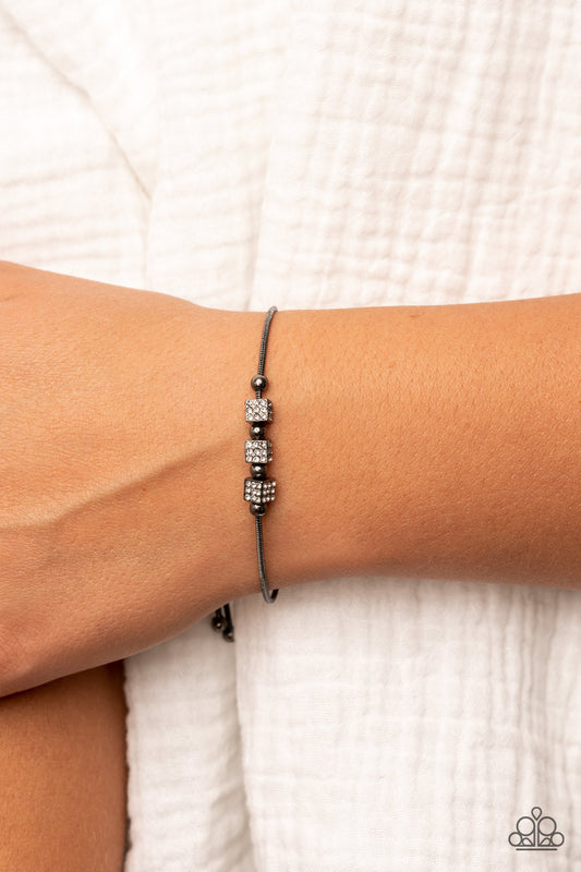 Paparazzi - Roll Out the Radiance Black Bracelet
