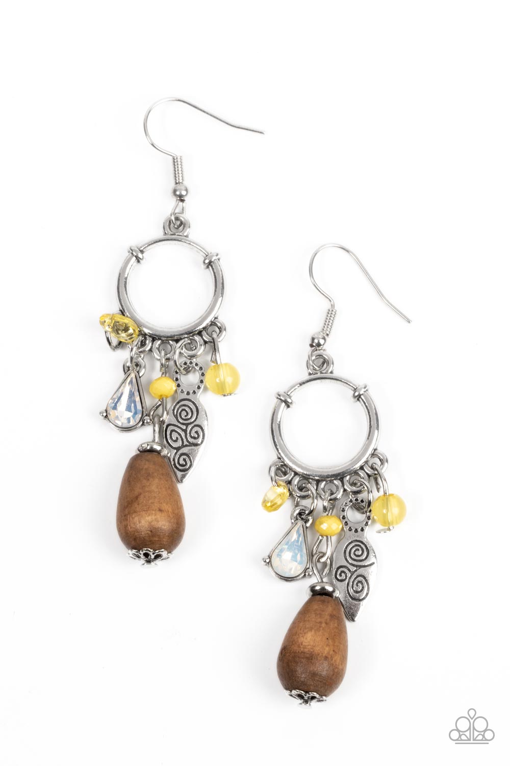 Paparazzi - Bountiful Blessings - Yellow Earrings