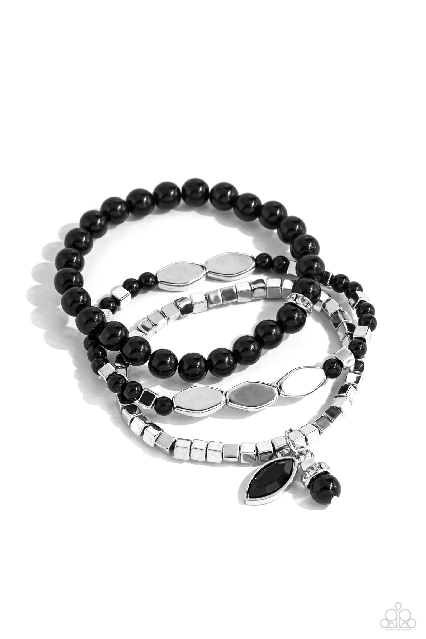 Paparazzi Redefined Romance Black Bracelet