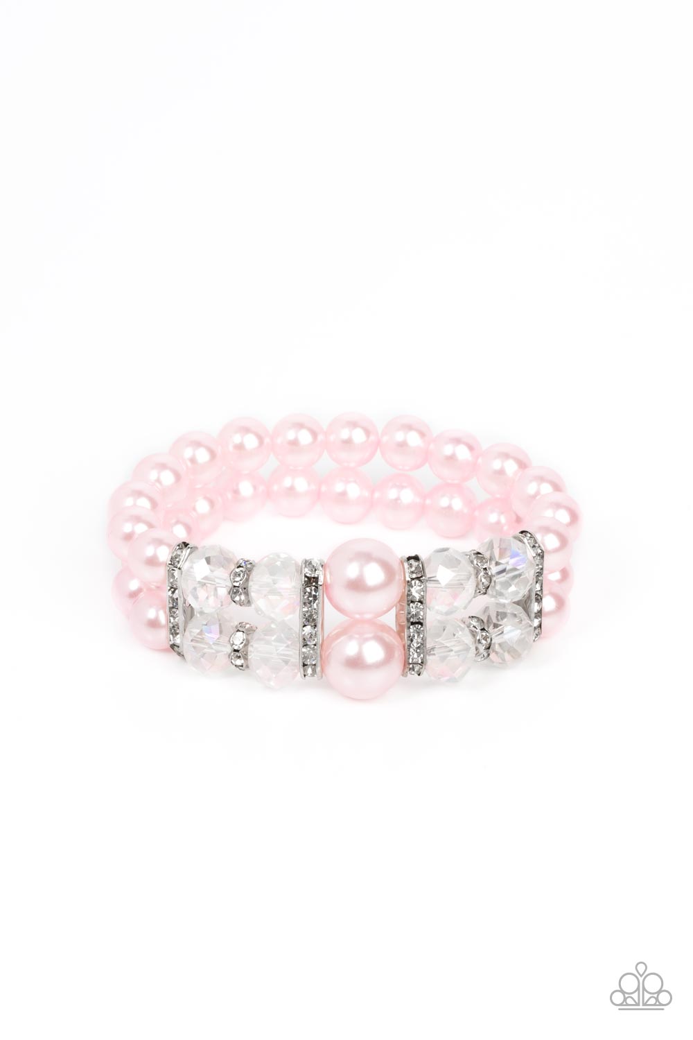 Paparazzi - Timelessly Tea Party - Pink Bracelet