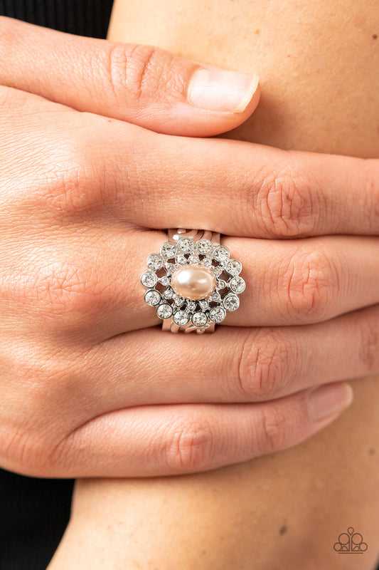 Paparazzi - A-list Admirer - Brown Pearl Ring