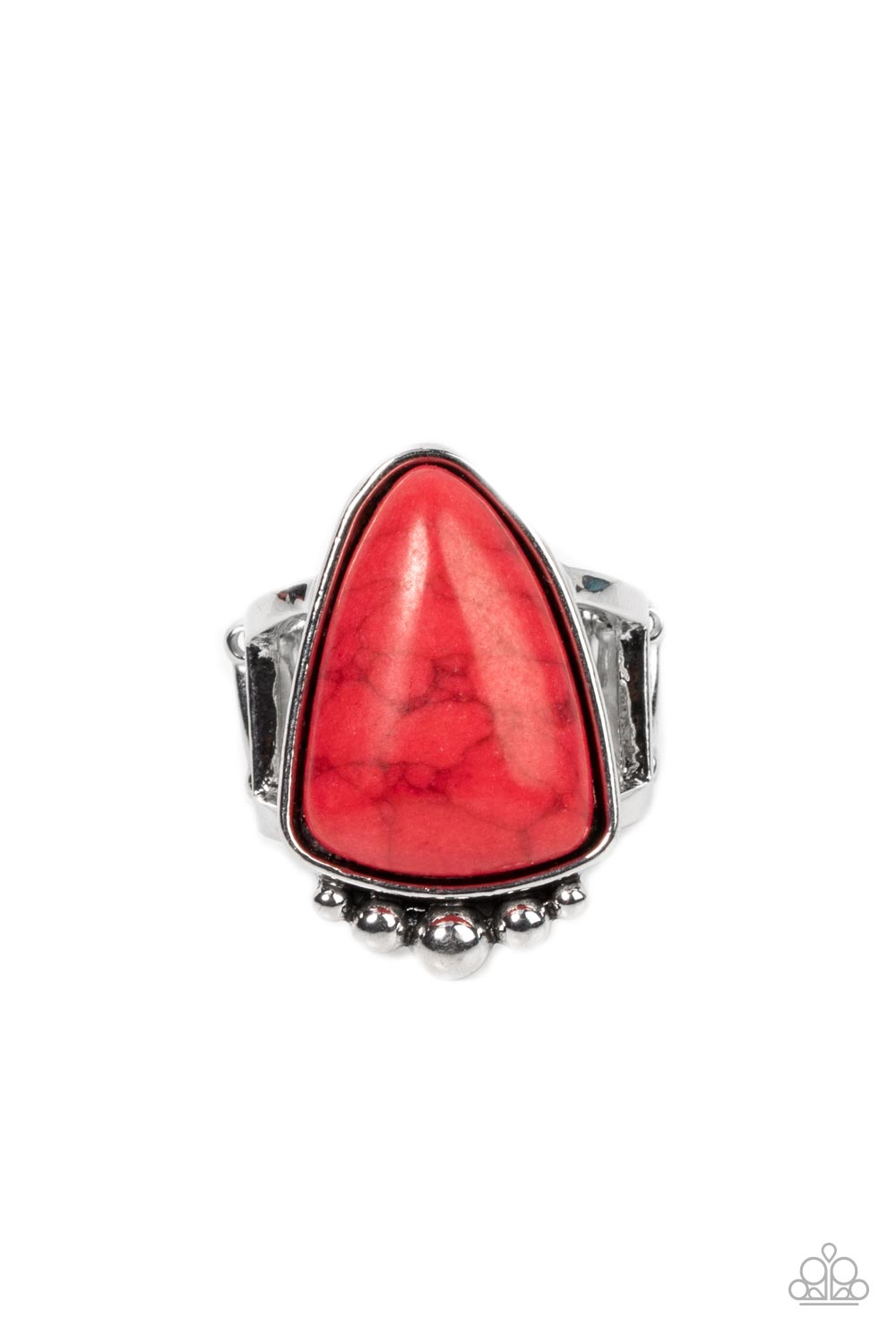 Paparazzi - Authentically Adobe - Red Ring