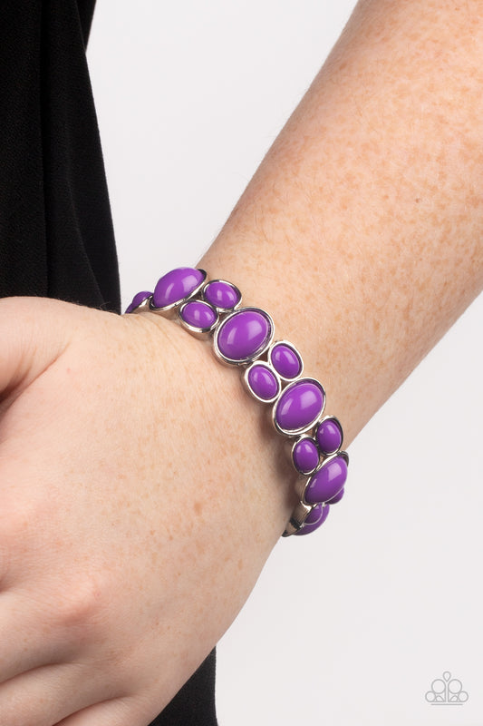 Tic Tac Dance - Purple Bracelet - Paparazzi