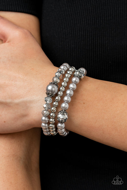 Paparazzi Positively Polished - Silver Bracelets