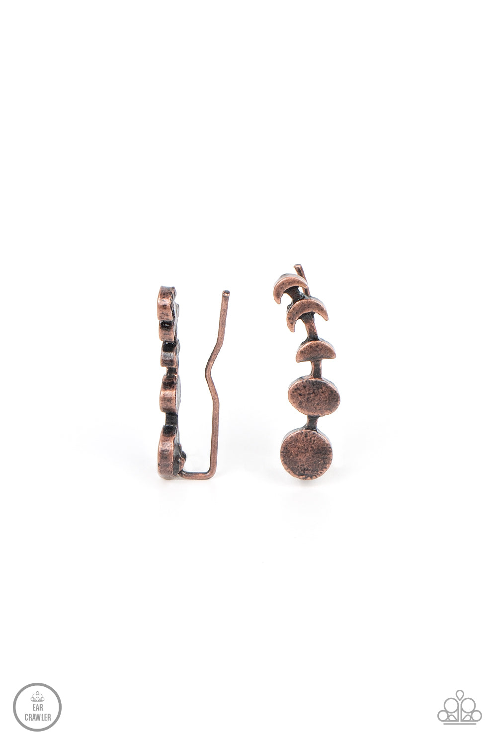 Its Just a Phase - Copper Paparazzi Earrings