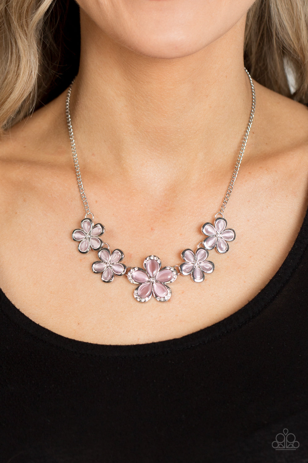 Paparazzi - Garden Daydream - Pink Necklace