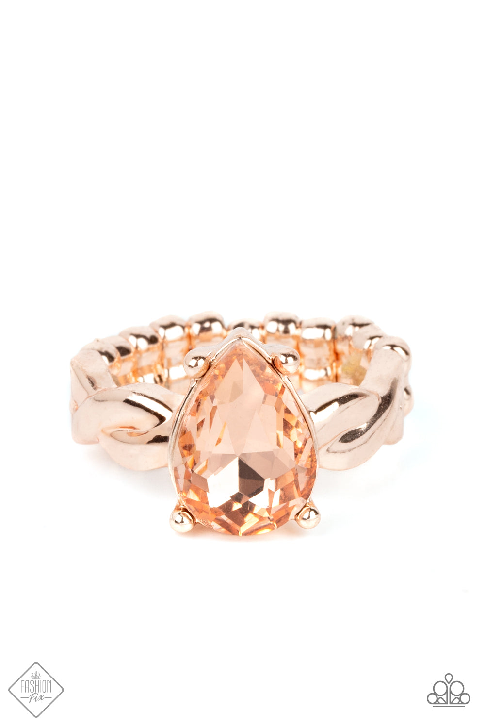 Law of Attraction - Rose Gold Ring- Paparazzi