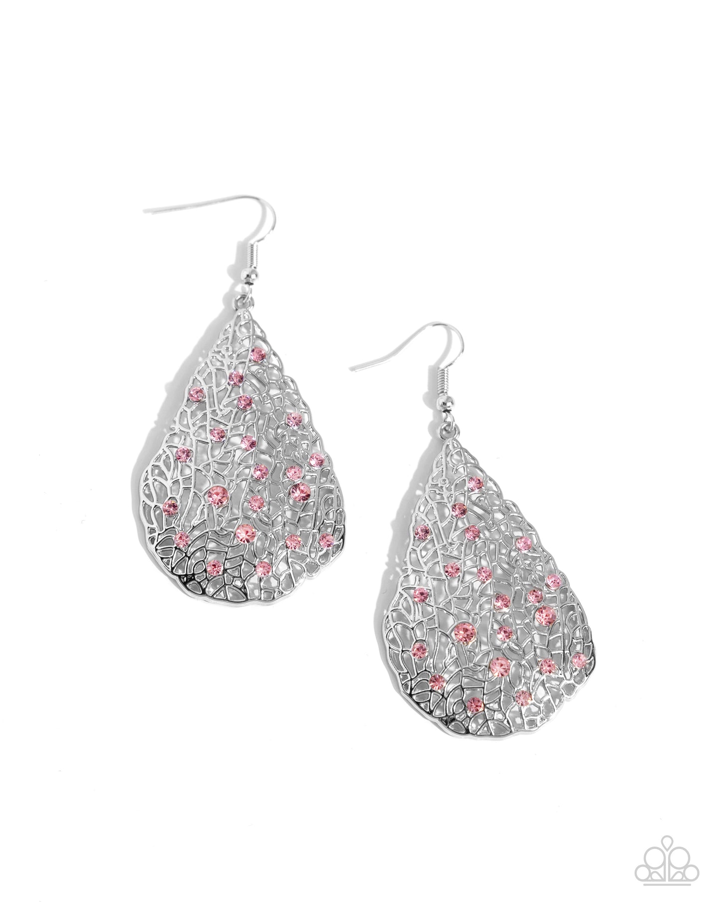 Stargazing Glamour - Pink - Paparazzi Earrings