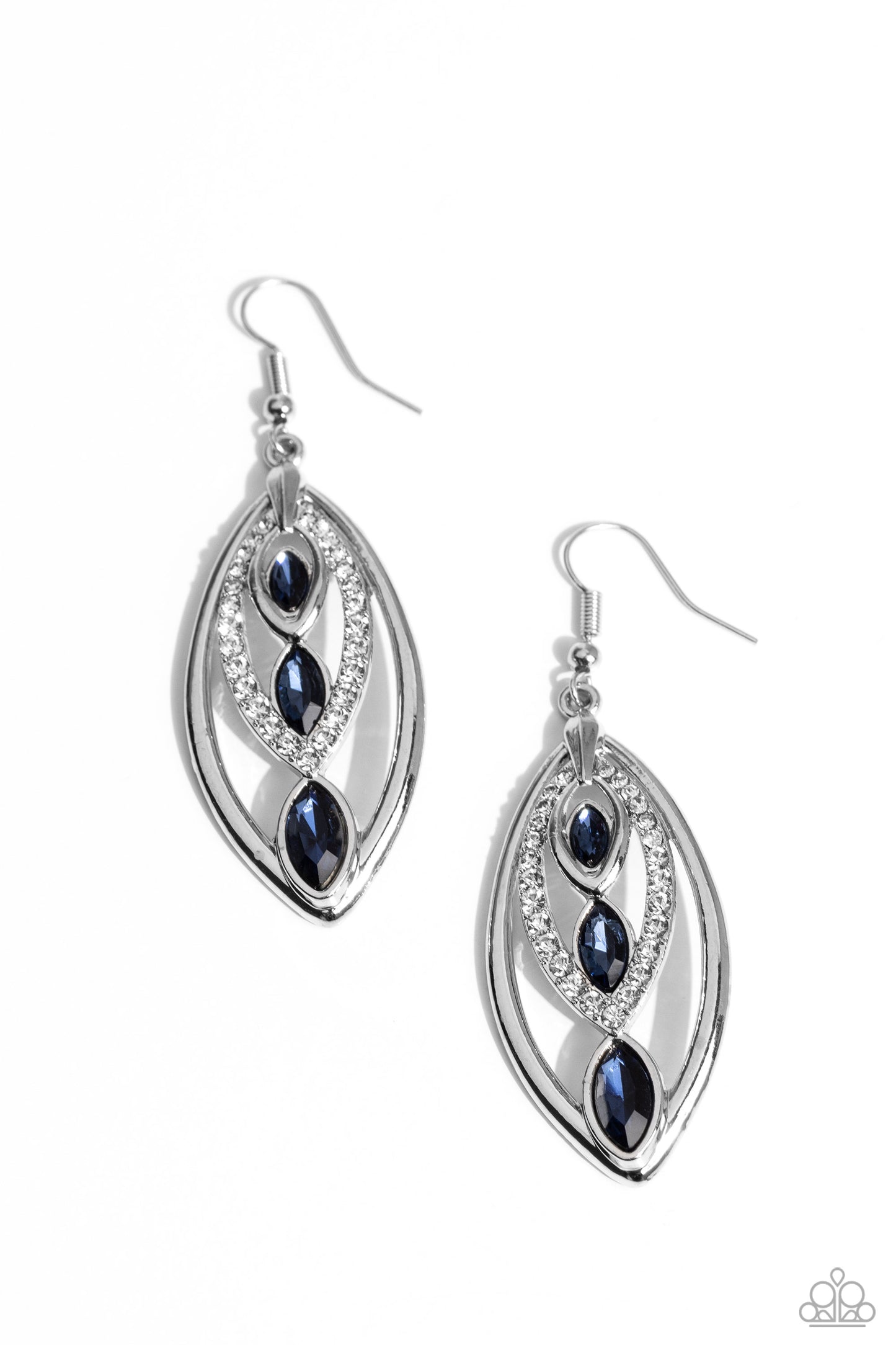 Paparazzi -Extra Exuberant - Blue Earrings