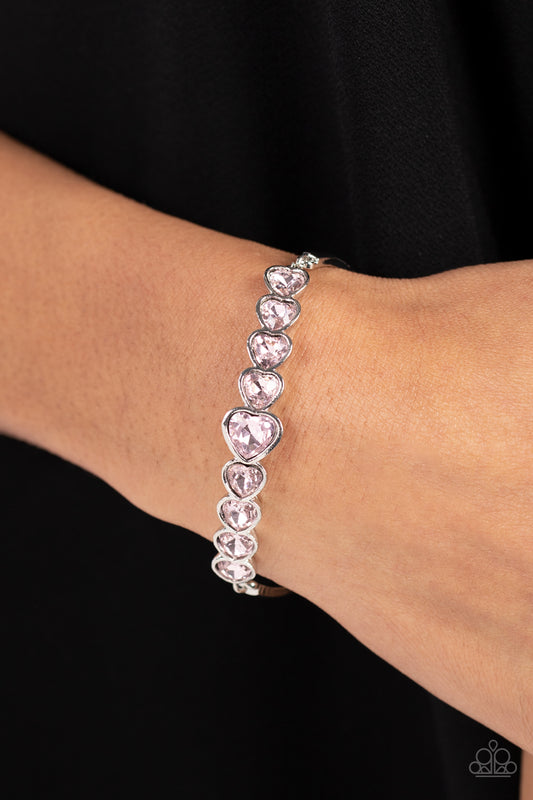 Lusty Luster - Pink Bracelet - Paparazzi