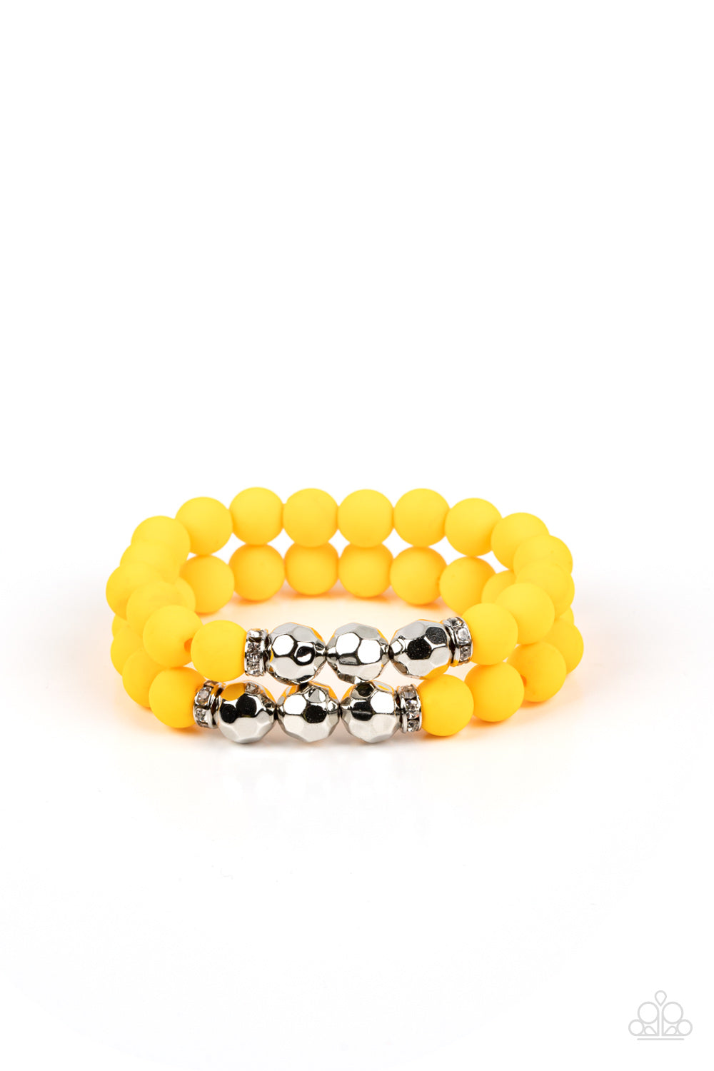 Paparazzi - Dip and Dive - Yellow Bracelet